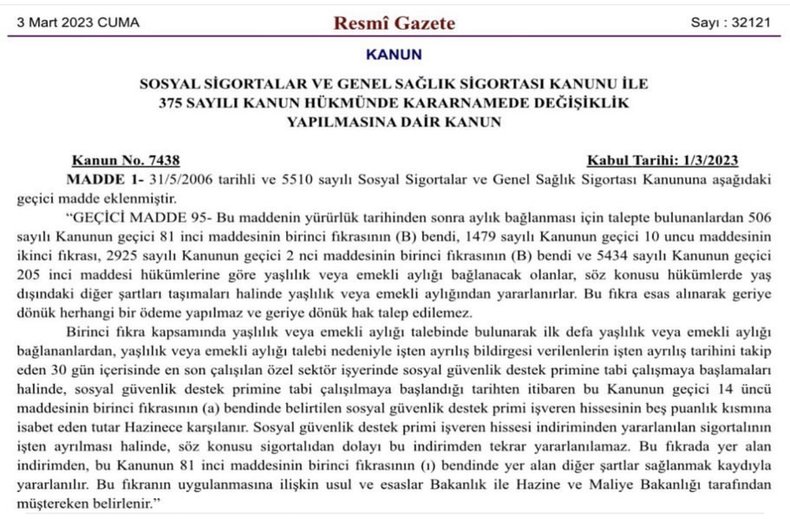 EYT RESMİ GAZETE